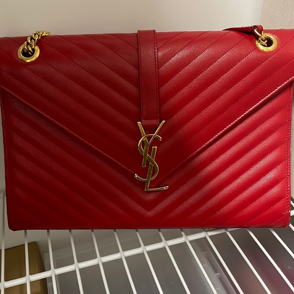 Red medium size ysl